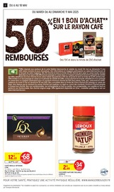 Café Angebote im Prospekt "TOUT VOTRE MAGASIN CONTRE LA VIE CHÈRE" von Intermarché Café Angebote im Prospekt "TOUT VOTRE MAGASIN CONTRE LA VIE CHÈRE" von Intermarché auf Seite 2