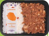 Rougail morue et riz cuisiné - Saveurs Créoles en promo chez Auchan Supermarché Bourges à 4,00 €