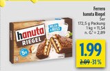 hanuta Riegel im diska Prospekt hanuta Riegel von Ferrero im aktuellen diska Prospekt für 1,99 €