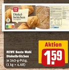 Aktuelles Dinkelbrötchen Angebot bei REWE in Herne ab 1,59 €