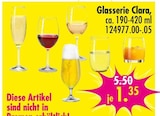 SB Möbel Boss Wolfsburg - Glasserie Clara Angebot im Prospekt Glasserie Clara bei SB Möbel Boss im Wolfsburg Prospekt für 1,50 €
