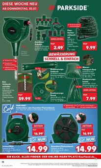 Gartenschlauch im Kaufland Prospekt "Aktuelle Angebote" mit 62 Seiten (Essen)