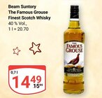 The Famous Grouse Finest Scotch Whisky Angebote von Beam Suntory bei GLOBUS Erlangen für 14,49 €