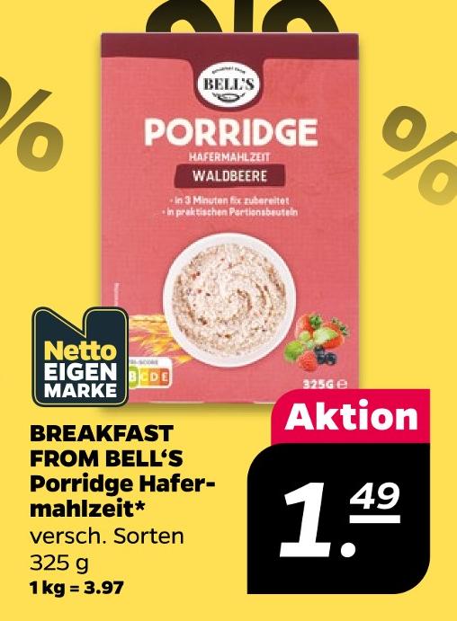 Porridge Hafermahlzeit