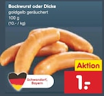 Bockwurst Angebote bei Netto Marken-Discount Straubing für 1,00 €
