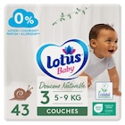 Couches Douceur Naturelle - LOTUS - Carrefour Couches Douceur Naturelle - LOTUS à 13,49 € dans le catalogue Carrefour