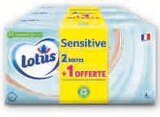 Mouchoirs Sensitive - Lotus en promo chez Super U Mouchoirs Sensitive - Lotus dans le catalogue Super U