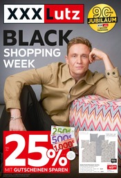 Aktueller XXXLutz Möbelhäuser Prospekt mit Möbel, "BLACK SHOPPING WEEK", Seite 1