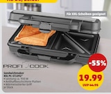 Sandwichmaker XXL PC-ST1092 bei Penny im Eggenfelden Prospekt für 19,99 €