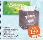 Kosmetiktücher ultra soft im tegut Prospekt Kosmetiktücher ultra soft von Kleenex im aktuellen tegut Prospekt für 1,49 €
