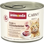 Aktuelle Pute Angebote bei Zookauf in Hannover Aktuelles Animonda Cat Dose Carny Adult Pute & Hühnchenleber 200 g Angebot bei Zookauf in Hannover ab 1,19 €