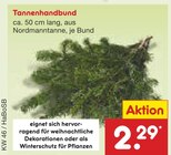 Aktuelle Pflanzen Angebote bei Netto Marken-Discount in Hagen (Stadt der FernUniversität) Aktuelles Tannenhandbund Angebot bei Netto Marken-Discount in Hagen (Stadt der FernUniversität) ab 2,29 €