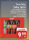 EDEKA - Coca-Cola Angebot im Prospekt Coca-Cola bei EDEKA im Prospekt "" für 9,99 €