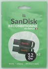 Pack de 2 clés USB 3.0 reconditionné - SanDisk - Hyper U à Sotteville-lès-Rouen Pack de 2 clés USB 3.0 reconditionné - SanDisk en promo chez Hyper U Sotteville-lès-Rouen à 16,99 €