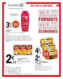 Catalogue Supermarchés E.Leclerc en cours à Montreuil et alentours, MAXI FORMATS MAXI ÉCONOMIES, 40 pages, 02/06/2026 - 13/06/2026