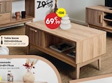 Table basse en promo chez Maxi Bazar Calais à 69,99 €