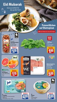 Lachs im REWE Prospekt "Dein Markt" mit 32 Seiten (Potsdam)