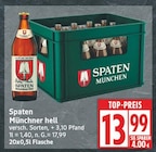Münchner hell von Spaten für 13,99 € bei EDEKA im Angebot Münchner hell von Spaten im aktuellen EDEKA Prospekt