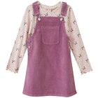 Oberbekleidung im Ernstings family Prospekt Mädchen Set mit Latzkleid und Langarmshirt im aktuellen Ernstings family Prospekt für 19,99 €