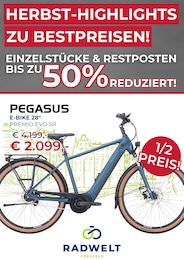 Radwelt Coesfeld Prospekt für Sprockhövel mit 1 Seite Radwelt Coesfeld Prospekt für Sprockhövel: "HERBST-HIGHLIGHTS ZU BESTPREISEN!", 1 Seite, 02.10.2025 - 15.10.2025