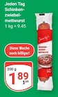 Schinken-zwiebel-mettwurst bei GLOBUS im Prospekt "" für 1,89 €