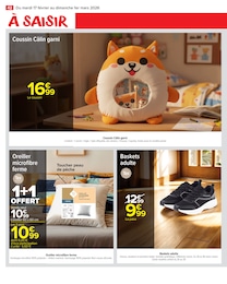 Offre Oreiller dans le catalogue Carrefour Market du moment à la page 44