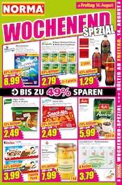 Coca Cola im Norma Prospekt in Wuppertal Aktueller Norma Prospekt mit Coca Cola, "Mehr fürs Geld", Seite 13
