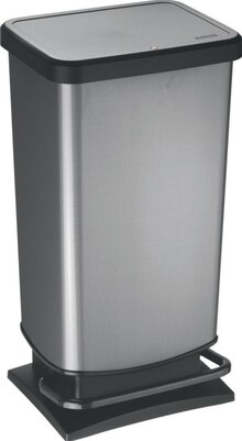 Poubelle à pédale paso 40l carbone - Géant Casino à Toulouse Poubelle à pédale paso 40l carbone en promo chez Géant Casino Toulouse à 36,90 €
