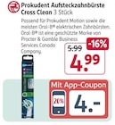 Oral b im Rossmann Prospekt Aufsteckzahnbürste Cross Clean von Prokudent im aktuellen Rossmann Prospekt für 4,00 €