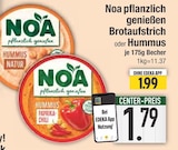 Hummus Natur Angebote von Noa bei E center Regensburg für 1,79 €