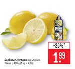 Zitronen Angebote von SanLucar bei Marktkauf Ulm für 1,99 €