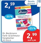 Farb- & Schmutzfangtücher Angebote von Dr. Beckmann bei budni Lüneburg für 2,59 €