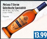 7 Sterne Griechische Spezialität im Angebot bei EDEKA in Gießen 7 Sterne Griechische Spezialität Angebote von Metaxa bei EDEKA Gießen für 13,99 €