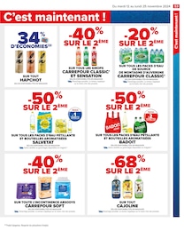 Offre Eau De Source dans le catalogue Carrefour du moment à la page 55