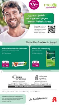 mea - meine apotheke Prospekt Unsere August-Angebote mit 4 Seiten