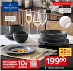 Tafelservice „Manufacture Rock“ von Villeroy & Boch im aktuellen XXXLutz Möbelhäuser Prospekt