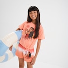 Short taille élastiquée coton Vaiana multicolore fille dans le catalogue La Halle