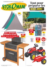 Catalogue Bazar & Déstockage de Stokomani à Linas Prospectus Stokomani à Linas, "Tout pour préparer les beaux jours !", 10 pages, 22/03/2023 - 02/04/2023