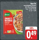nah und gut Zwickau - Fix Spaghetti Bolognese Angebot im Prospekt Fix Spaghetti Bolognese bei nah und gut im Zwickau Prospekt für 0,49 €