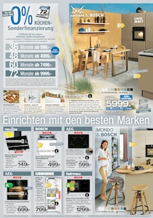 Kühlschrank im Ostermann Prospekt "Einrichten mit den besten Marken" mit 12 Seiten (Lünen)