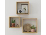 Promo Lot de 3 cubes imitation bois 30 cm "Rabella" à 14,90 € dans le catalogue Brico Dépôt à Vaulx-en-Velin