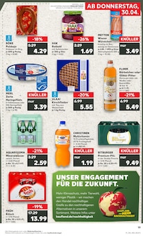 Bitburger im Kaufland Prospekt "KNÜLLER" mit 67 Seiten (Düren)