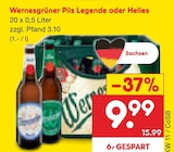 Wernesgrüner Pils Legende oder Helles Angebote bei Netto Marken-Discount Zossen für 9,99 €