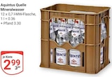 Aktuelle Mineralwasser Angebote bei GLOBUS in Duisburg Aktuelles Aquintus Quelle Mineralwasser Angebot bei GLOBUS in Duisburg ab 2,99 €
