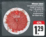 Salami im Angebot bei nah und gut in Zwickau Salami Angebote von Wiltmann bei nah und gut Zwickau für 1,29 €