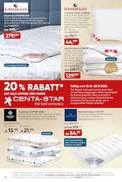 Galeria 3 Kammer Kopfkissen im Prospekt 