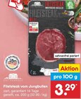 Filetsteak vom Jungbullen Angebote von GUT PONHOLZ bei Netto Marken-Discount Leonberg für 3,29 €