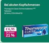 Classic Schmerztabletten bei mea - meine apotheke im Prospekt "" für 6,95 €
