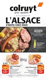 Catalogue Colruyt à Auxonne, avec 45 pages Prospectus Colruyt à Auxonne: "L'ALSACE S'INVITE CHEZ VOUS", 45} pages, 15/01/2025 - 26/01/2025