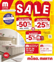 Catalogue Möbel Martin "SALE" à Bitche et alentours, 16 pages, 14/01/2026 - 31/01/2026